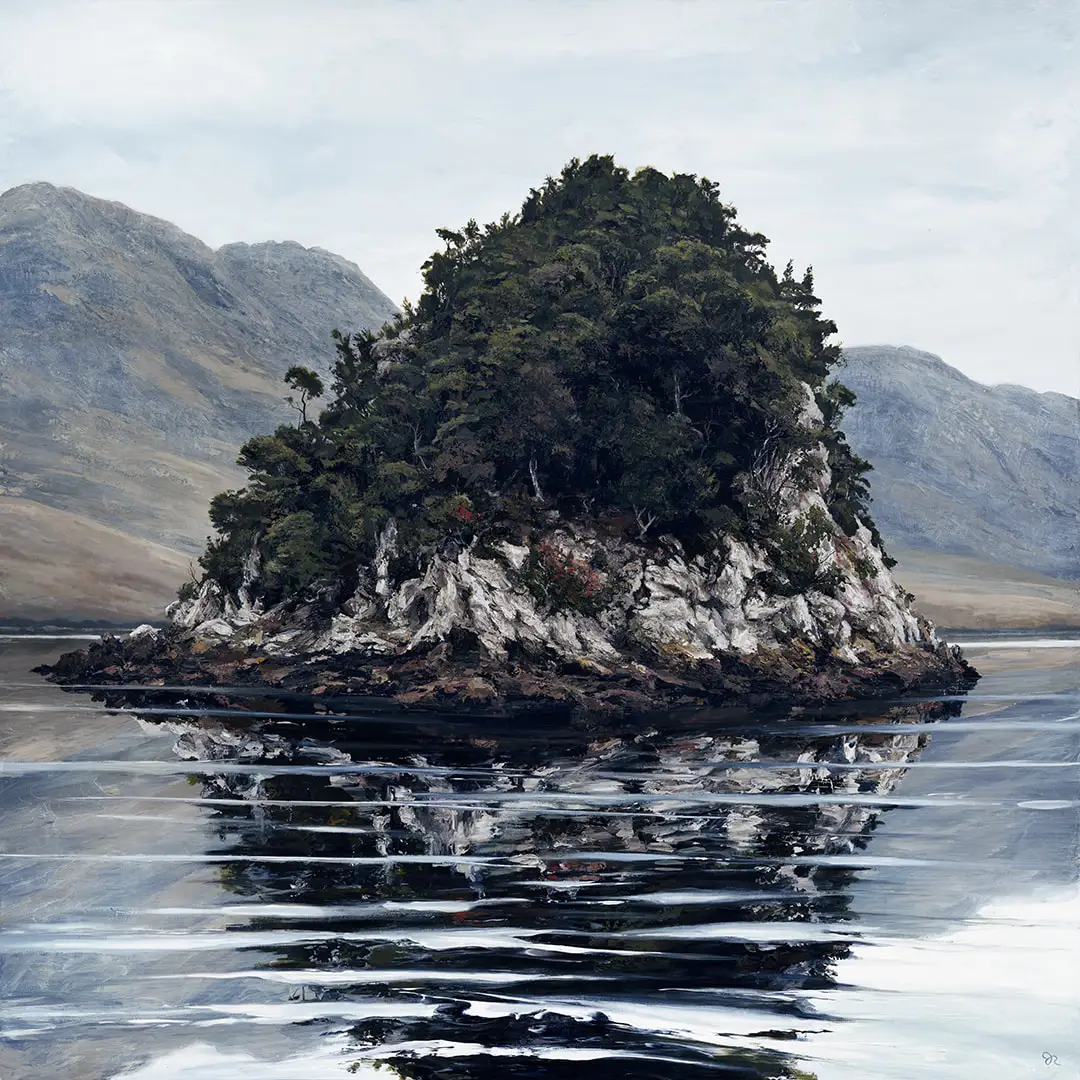 In the Presence of Time 153.5x153.5cm Jennifer Riddle