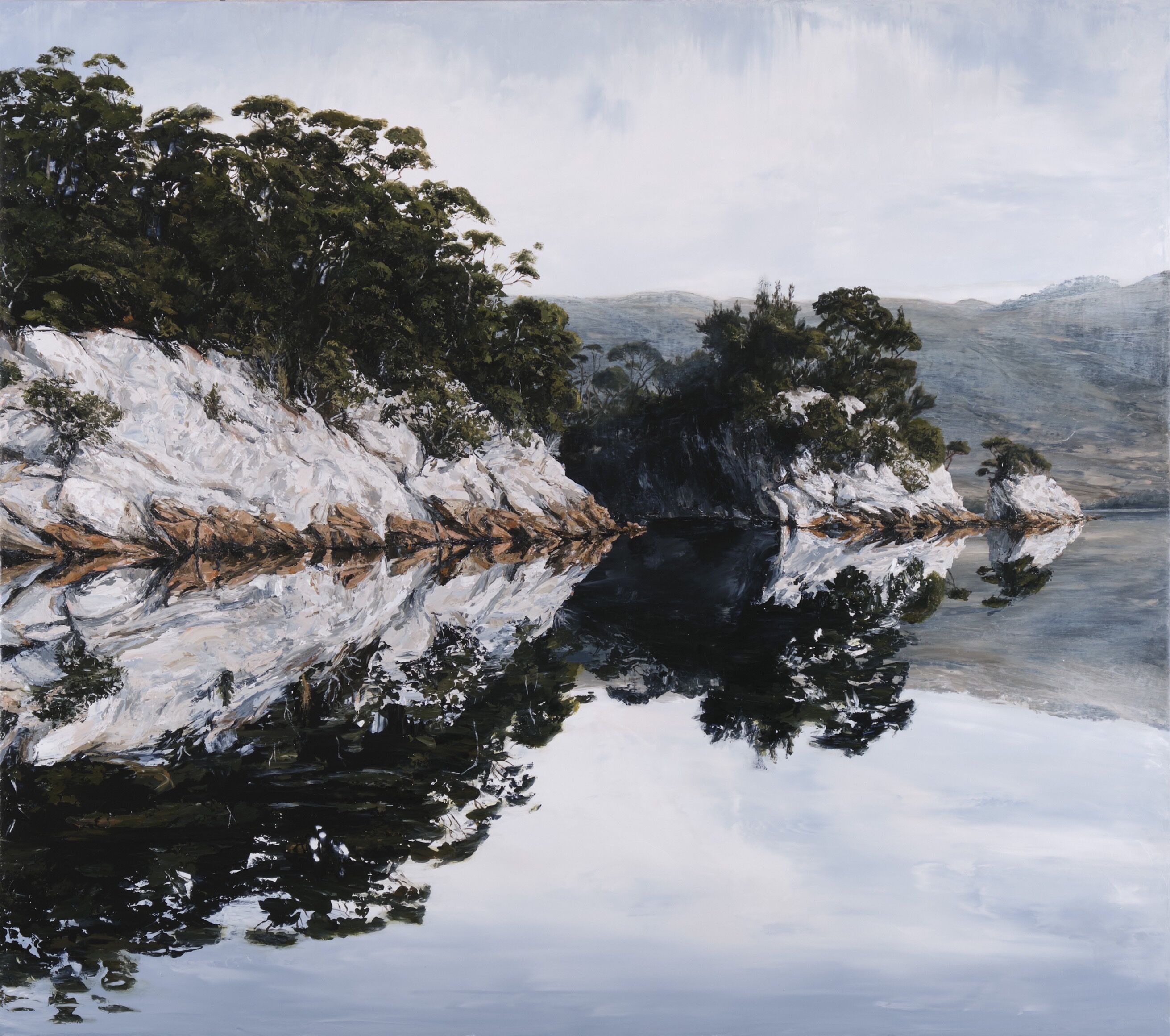 Riddle_Jennifer_Meeting_the_Past-Bathurst_Harbour_137.5x152.5cm