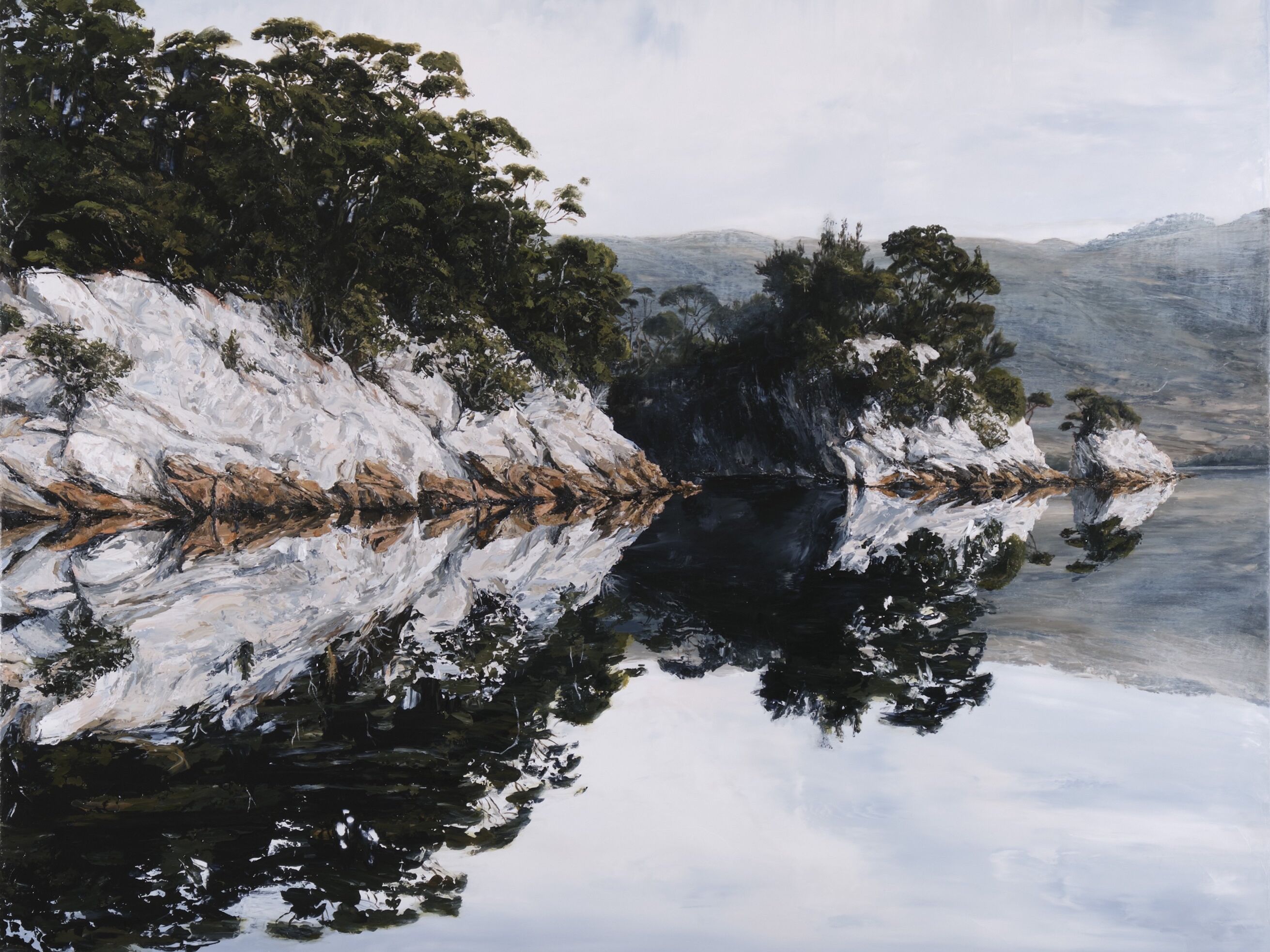 Riddle_Jennifer_Meeting_the_Past-Bathurst_Harbour_137.5x152.5cm