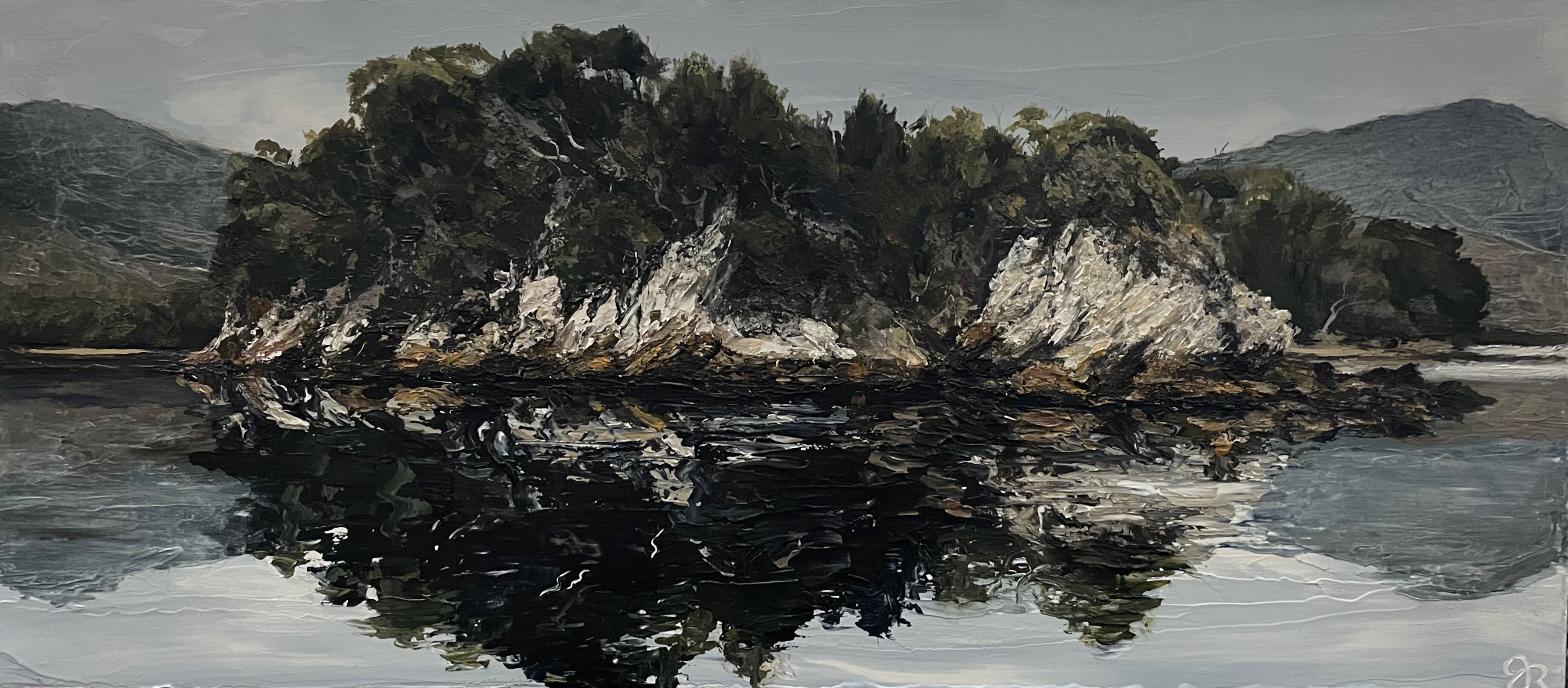 Passing Stillness 20x45cm Jennifer Riddle