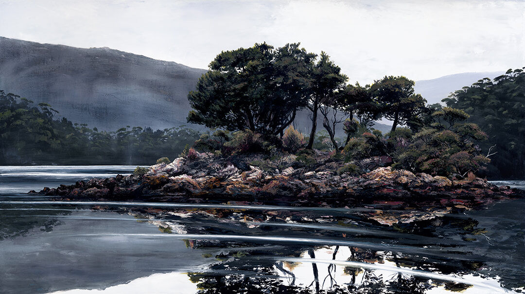 The Sacred Landscape, 137x245cm, Jennifer Riddle